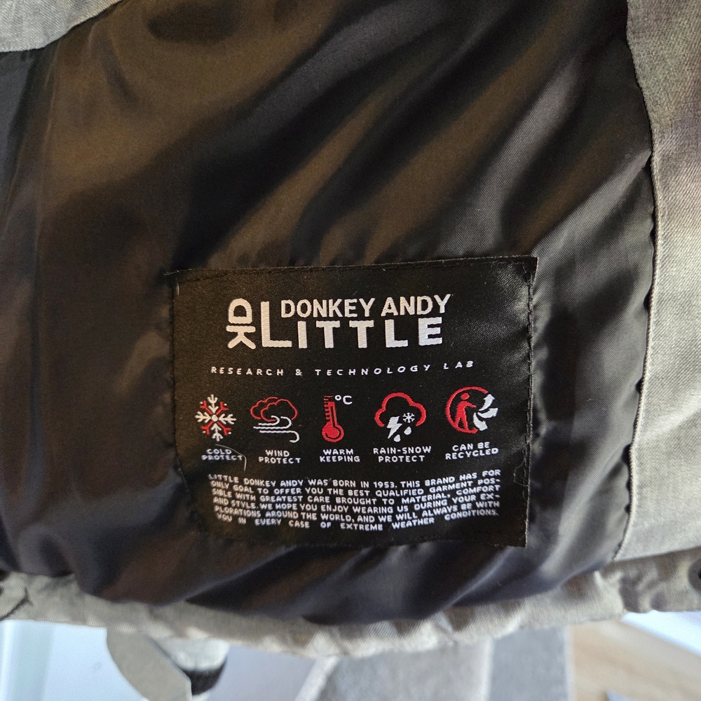 Donkey Andy Little Women's Gray Ski & Snow Jacket - Insulated Winter Coat